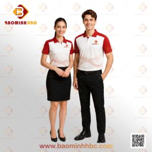 Đồng phục áo thun cổ trụ