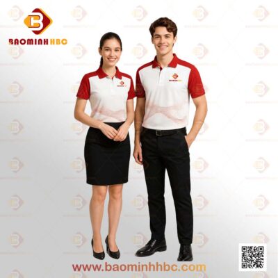 Đồng phục áo thun cổ trụ