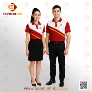 Đồng phục áo thun cổ trụ 11