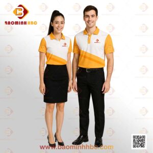 Đồng phục áo thun cổ trụ 14