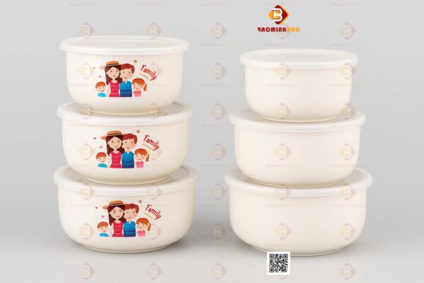 Bộ 3 tô sứ FAMILY 2 tô sứ