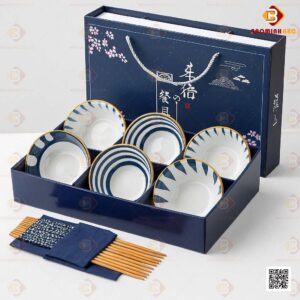 bộ 6 chén sứ cao cấp