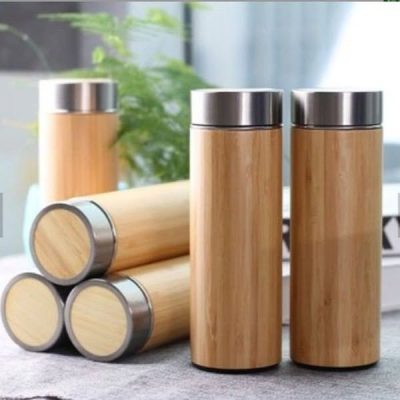 bình giữ nhiệt vỏ tre