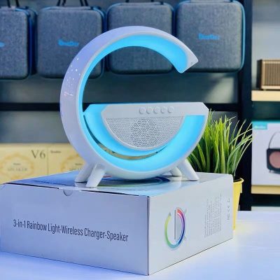 Đèn Ngủ Đa Năng Kèm Loa Bluetooth Và Sạc Không Dây 4 đèn ngủ đa năng kèm loa bluetooth và sạc không dây