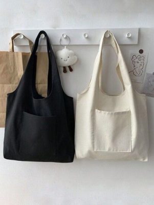 Túi vải canvas 2 túi vải canvas