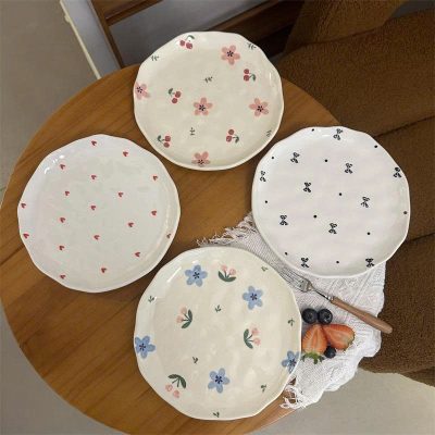 Đĩa Gốm Sứ 6 đĩa bằng gốm sứ