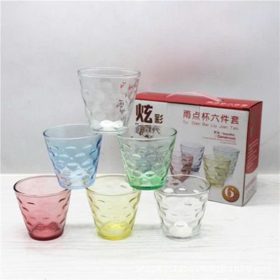 Bộ 6 Cốc Thủy Tinh Hình Giọt Nước 6 bộ 6 cốc thủy tinh hình giọt nước
