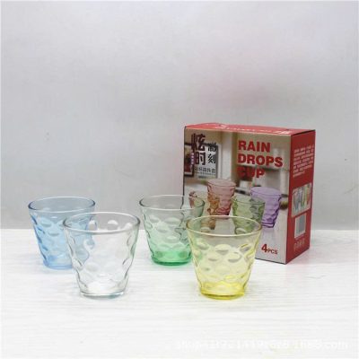 Bộ 6 Cốc Thủy Tinh Hình Giọt Nước 5 bộ 6 cốc thủy tinh hình giọt nước