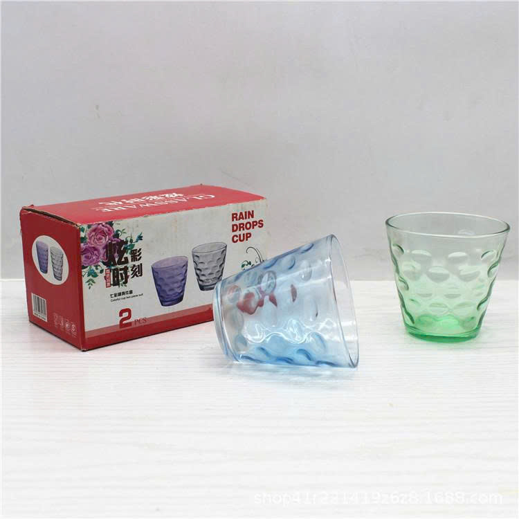 Bộ 6 Cốc Thủy Tinh Hình Giọt Nước 1 bộ 6 cốc thủy tinh hình giọt nước