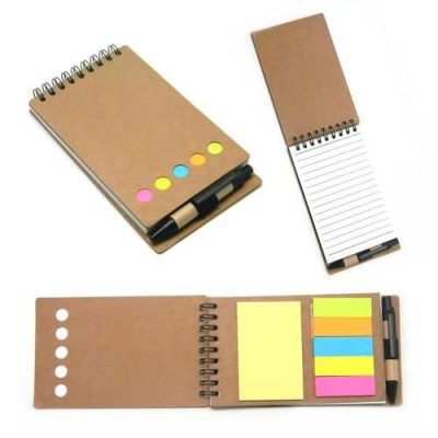 Sổ Tay Mini Kèm Giấy Note Và Bút – Tiện Lợi, Đa Năng 3 sổ tay mini