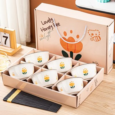Bộ 6 chén sứ quà tặng 4 bộ 6 chén sứ quà tặng