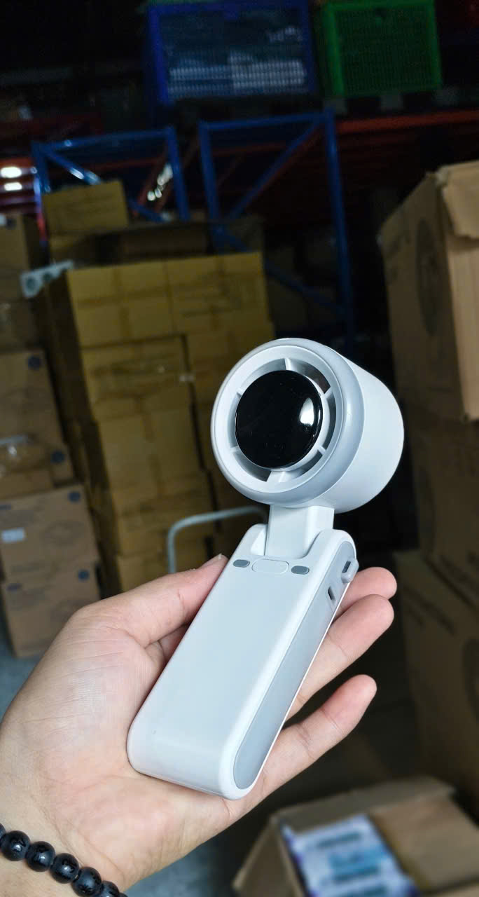 Quạt Cầm Tay Mini Tích Điện 2 quạt cầm tay mini