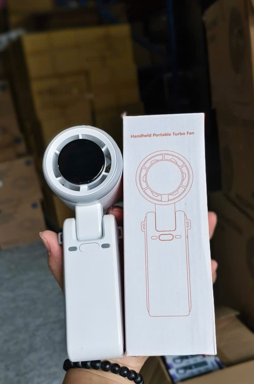 Quạt Cầm Tay Mini Tích Điện 1 Quạt Cầm Tay Turbo Mini