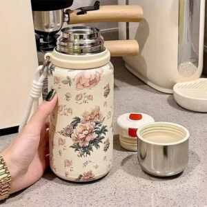 Bình Giữ Nhiệt Hoa Vintage
