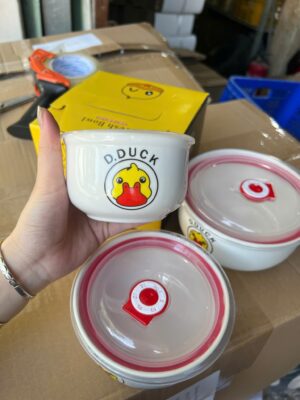 Bộ Tô Sứ D.DUCK Dễ Thương 4 Bộ Tô Sứ D.DUCK Dễ Thương