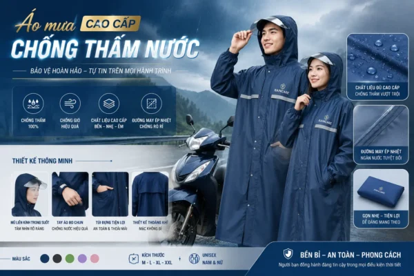 Áo mưa cao cấp chống thấm nước