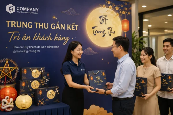 Doanh nghiệp trao quà trung thu cho khách hàng