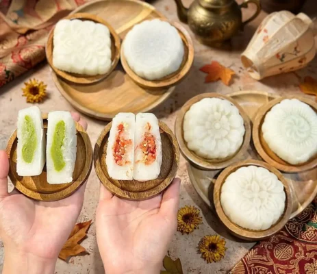 bánh trung thu dẻo hiện đại tinh tế