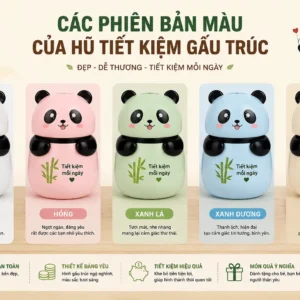 Hũ Tiết Kiệm Gấu Trúc Quà Tặng Doanh Nghiệp Độc Đáo